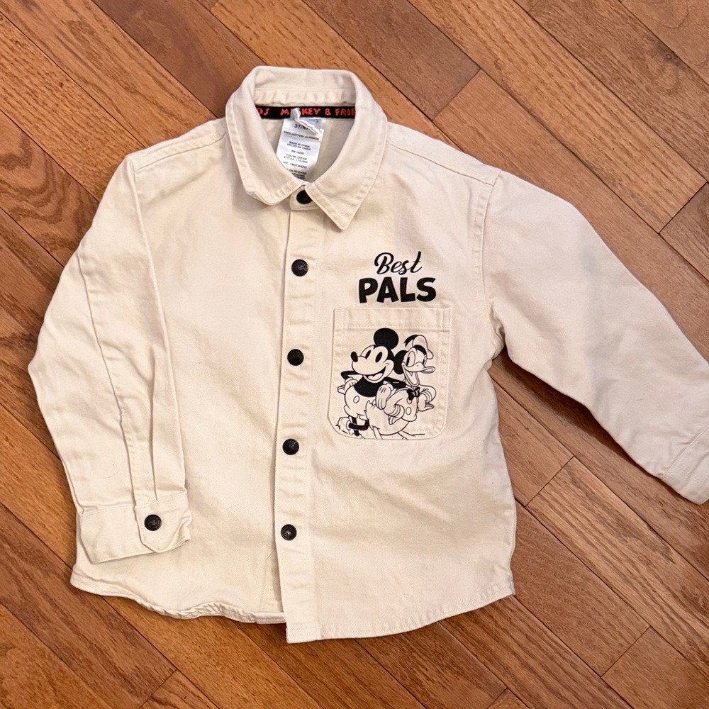 🌟Disney Cream Mickey Mouse and Best Pals Shirt
